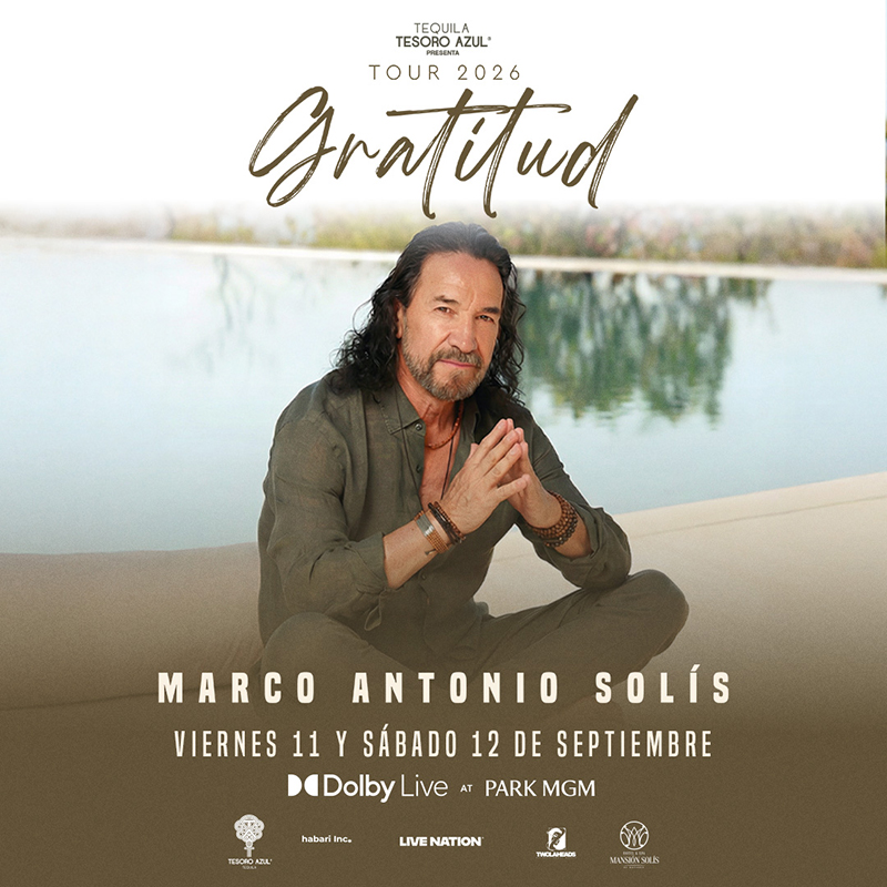 Marco Antonio Solís — Tour Gratitud